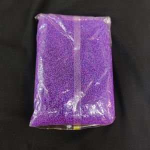 Seed / Sugar Beads, Size 12/0, Pack of 450gms, Dark violet (double Shade)