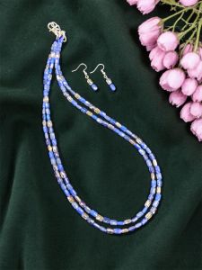 Navrabeads Multicolour Crystal Necklace 20 Inch