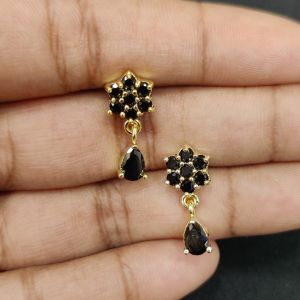 Elegant Pearl Drop Stud Earrings for Women | Gold Finish Floral Pearl Designer Party Wear Fashion Jewellery