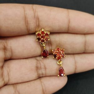 Elegant Pearl Drop Stud Earrings for Women | Gold Finish Floral Pearl Designer Party Wear Fashion Jewellery
