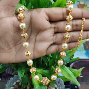 Elegant Pink Monalisa Beads Necklace with Japanese Beads 18 Inches for Women | Designer Party Wear Fashion Jewellery