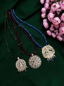 2-layer-taiwan-coral-necklace-antique-gold-cz-stud-set
