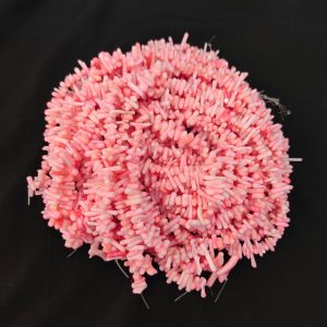 Navrabeads Taiwanese Bamboo Coral Chip Beads PINK – 15 Inch String | Organic Shape Beads for Jewellery Making