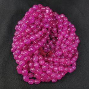 Navrabeads Premium Carved Quartz Gemstone Beads 7x9mm – 14 Inch String (Approx 45–50 Beads) | Jewellery Making Beads for DIY Bracelets & Necklaces