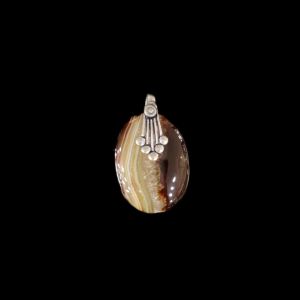 Natural Lace Agate Pendant for Women, Elegant Semi Precious Stone Pendant, Handmade Statement Jewellery for Daily Wear, Special Occasions & Gifting
