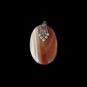 Natural Lace Agate Pendant for Women, Elegant Semi Precious Stone Pendant, Handmade Statement Jewellery for Daily Wear, Special Occasions & Gifting