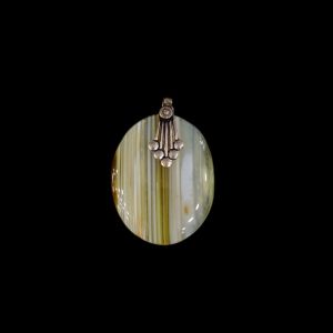 Natural Lace Agate Pendant for Women, Elegant Semi Precious Stone Pendant, Handmade Statement Jewellery for Daily Wear, Special Occasions & Gifting