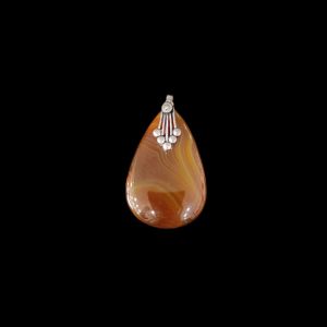 Natural Lace Agate Pendant for Women, Elegant Semi Precious Stone Pendant, Handmade Statement Jewellery for Daily Wear, Special Occasions & Gifting