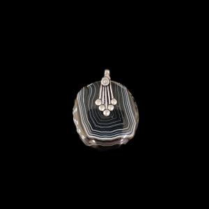 Natural Lace Agate Pendant for Women, Elegant Semi Precious Stone Pendant, Handmade Statement Jewellery for Daily Wear, Special Occasions & Gifting