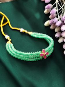 Elegant Purple Agate Beads Necklace with Antique Gold Spacers 20 Inches for Women | Designer Party Wear Statement Jewellery