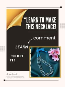 How To Make 3 Strand Necklace With Cotton Rope ?