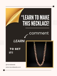 How to make Coral Tulip Necklace ?