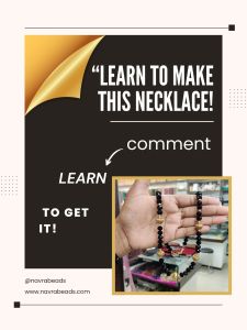 How To Make a Simple Crystal Necklace Using a Crimp Plier ?