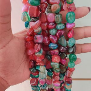 Navrabeads MultiColour Nugget Beads 10mm | Premium Irregular Shape Beads for Jewellery Making, Earthy Tone Designer Beads for Necklaces, Bracelets & DIY Craft Designs