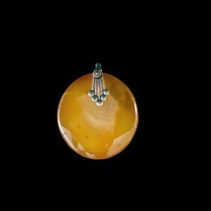 Natural Lace Agate Pendant for Women, Elegant Semi Precious Stone Pendant