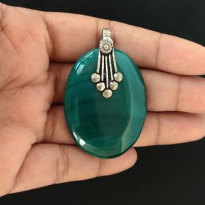 Natural Lace Agate Pendant for Women, Elegant Semi Precious Stone Pendant, Handmade Statement Jewellery for Daily Wear, Special Occasions & Gifting
