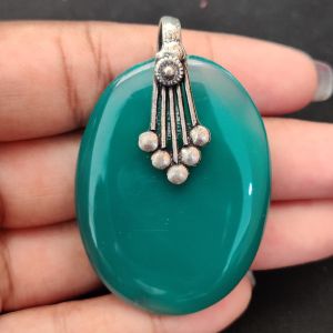 Natural Lace Agate Pendant for Women, Elegant Semi Precious Stone Pendant, Handmade Statement Jewellery for Daily Wear, Special Occasions & Gifting