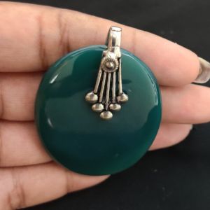 Natural Lace Agate Pendant for Women, Elegant Semi Precious Stone Pendant, Handmade Statement Jewellery for Daily Wear, Special Occasions & Gifting