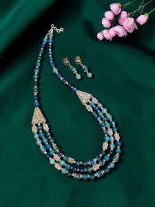 Navrabeads CZ Beads Necklace 