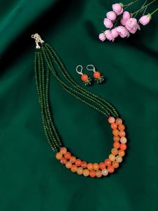 Navrabeads CZ Beads Necklace 