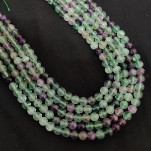 Natural Gemstone, flourite, 8mm