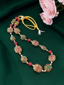 Navrabeads Victorian Beads Necklace | 18 Inches | Adjustable Dori