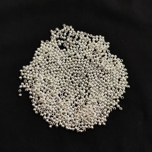 Silver Spacer Beads, Round (Plain), 3.2mm, Pack Of 500 Grams (9000 to 9500 beads)