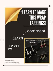 Learn to make this wrap earrings?