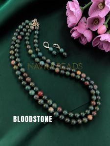 Gemstone Neklace , Peach Moonstone             