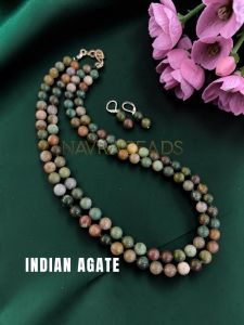 Gemstone Neklace , Peach Moonstone             