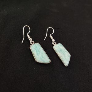 Navrabeads Gemstone Hook Earrings | Elegant Dangle Earrings for Women