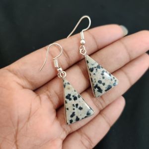 Navrabeads Gemstone Hook Earrings | Elegant Dangle Earrings for Women