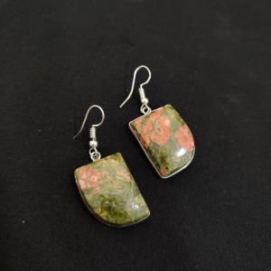 Navrabeads Gemstone Hook Earrings | Elegant Dangle Earrings for Women
