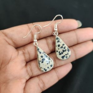 Navrabeads Gemstone Hook Earrings | Elegant Dangle Earrings for Women