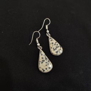 Navrabeads Gemstone Hook Earrings | Elegant Dangle Earrings for Women