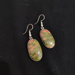 Navrabeads Gemstone Hook Earrings | Elegant Dangle Earrings for Women