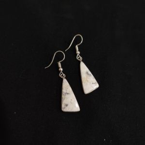 Navrabeads Gemstone Hook Earrings | Elegant Dangle Earrings for Women
