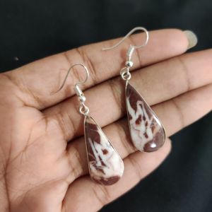 Navrabeads Gemstone Hook Earrings | Elegant Dangle Earrings for Women