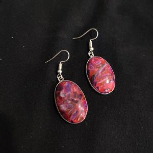 Navrabeads Gemstone Hook Earrings | Elegant Dangle Earrings for Women
