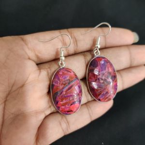 Navrabeads Gemstone Hook Earrings | Elegant Dangle Earrings for Women