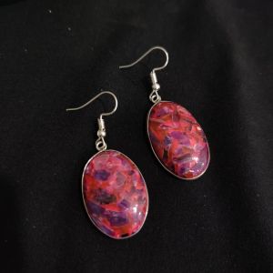 Navrabeads Gemstone Hook Earrings | Elegant Dangle Earrings for Women