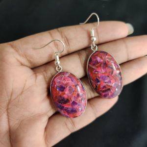 Navrabeads Gemstone Hook Earrings | Elegant Dangle Earrings for Women
