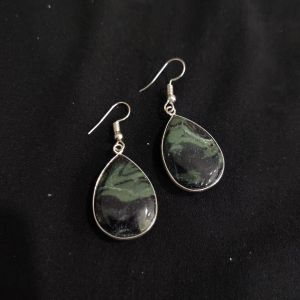 Navrabeads Gemstone Hook Earrings | Elegant Dangle Earrings for Women