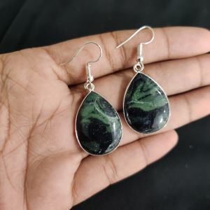 Navrabeads Gemstone Hook Earrings | Elegant Dangle Earrings for Women