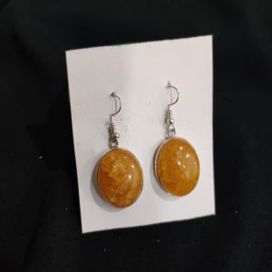 Navrabeads Gemstone Hook Earrings | Elegant Dangle Earrings for Women