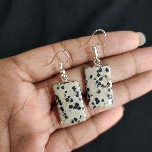 Navrabeads Gemstone Hook Earrings | Elegant Dangle Earrings for Women