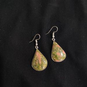 Navrabeads Gemstone Hook Earrings | Elegant Dangle Earrings for Women