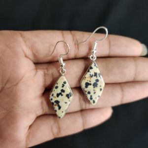 Navrabeads Gemstone Hook Earrings | Elegant Dangle Earrings for Women