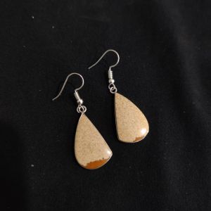 Navrabeads Gemstone Hook Earrings | Elegant Dangle Earrings for Women