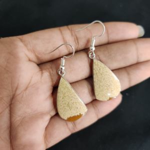 Navrabeads Gemstone Hook Earrings | Elegant Dangle Earrings for Women